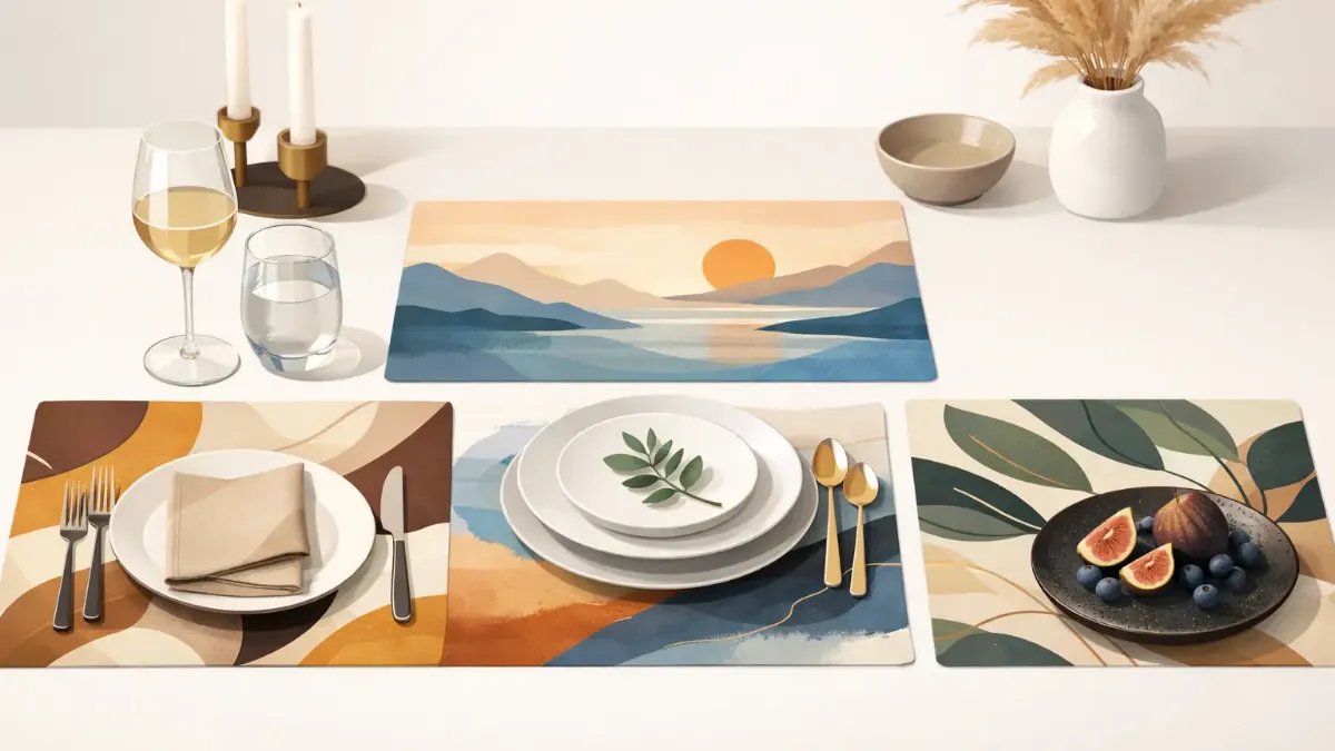 Artistic Table Placemats That Set the Tone