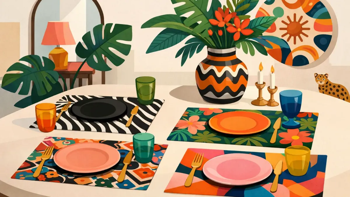 Best Placemats for Maximalist Homes That Pop