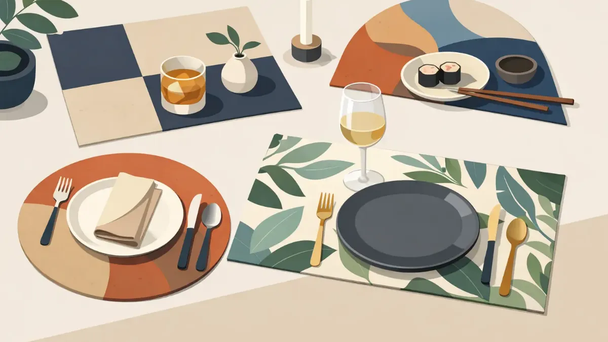 Custom Placemats That Make a Table Feel Designed