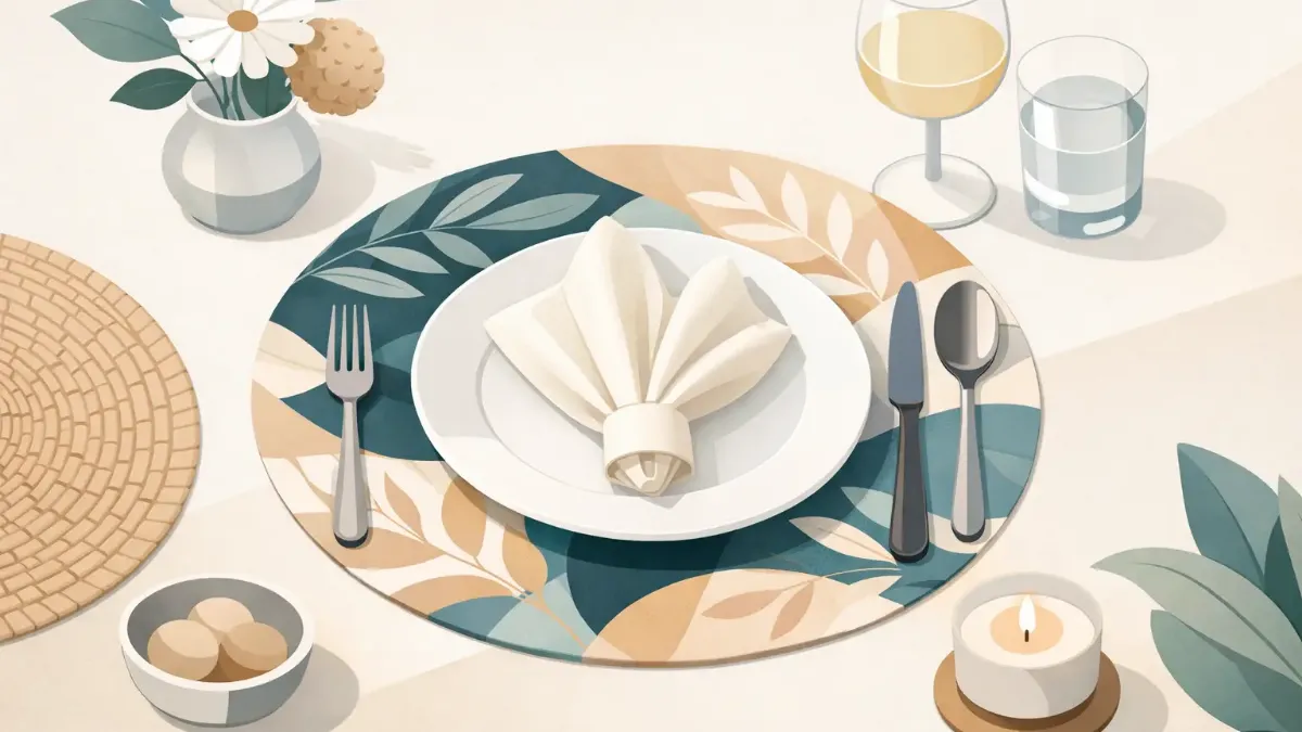 Decorative Placemats That Make a Table Feel Designed