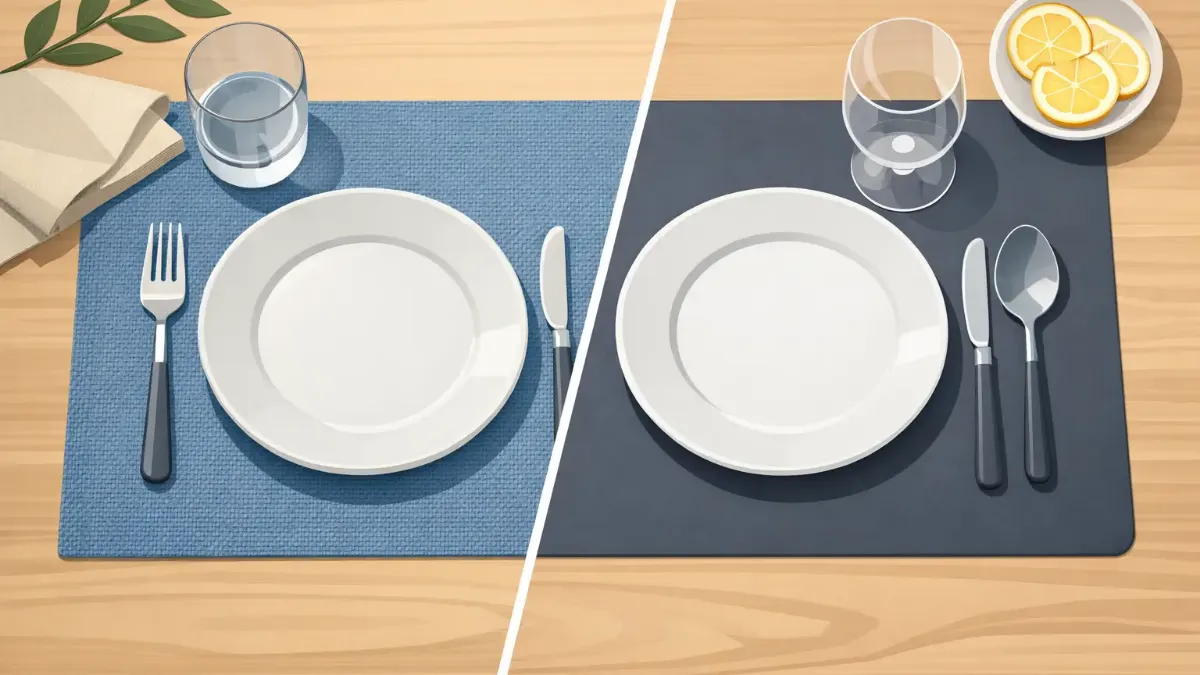 Fabric Versus Vinyl Placemats for Your Table