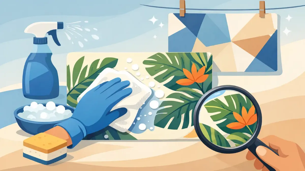 How to Clean Printed Placemats Without Fading
