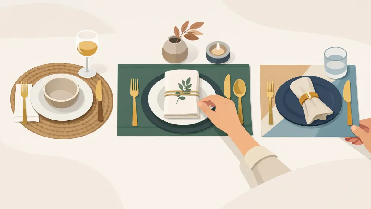 How to Style Table Placemats With Intention