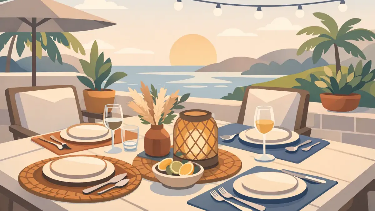Outdoor Patio Placemats That Set the Scene