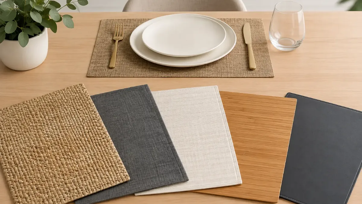 Placemat Materials Compared for Better Tables