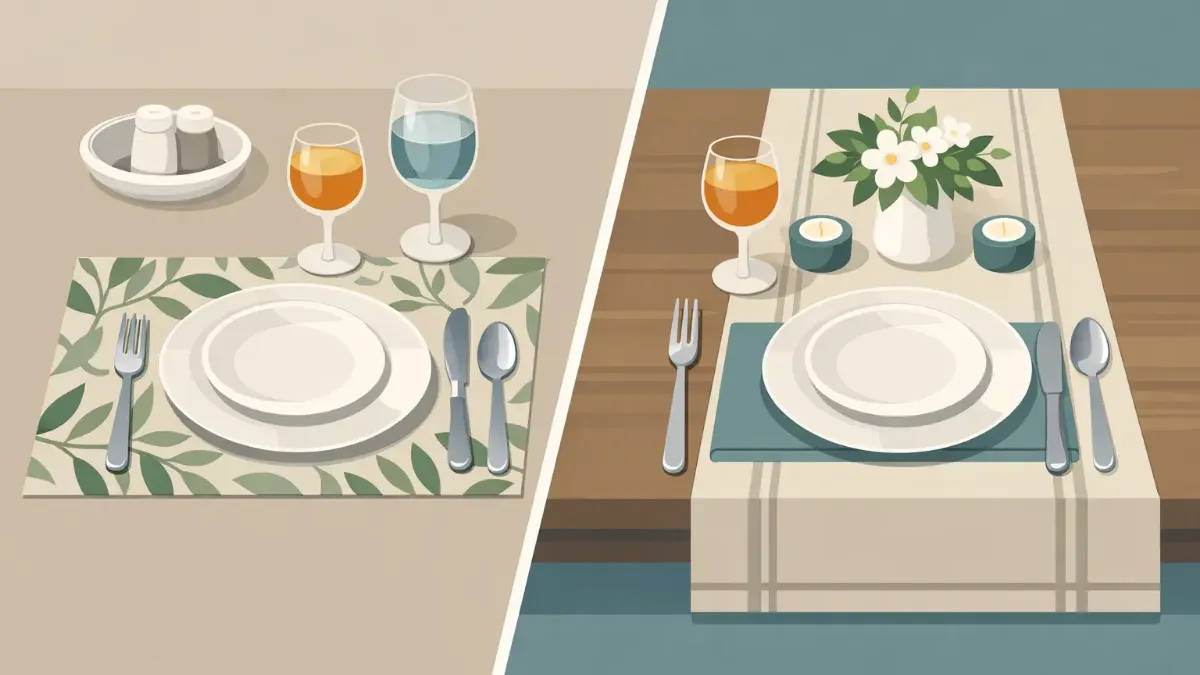 Printed Placemats Versus Table Runners