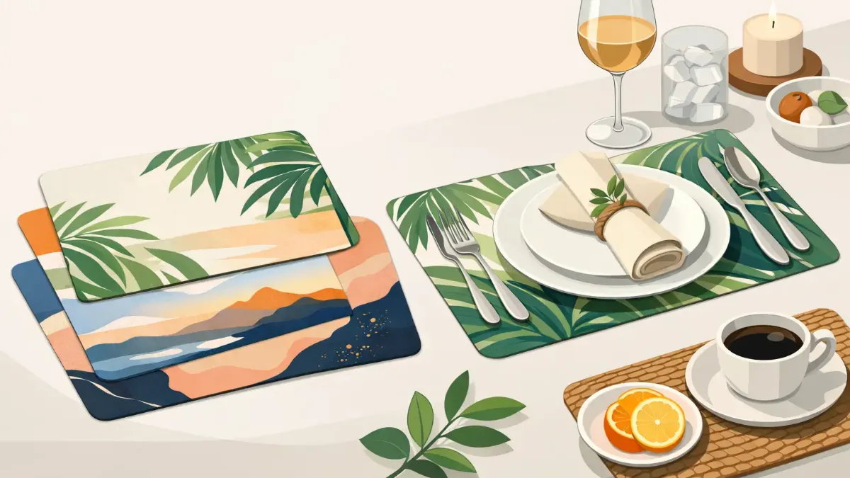 Sublimation Placemats for Sale, Styled Well