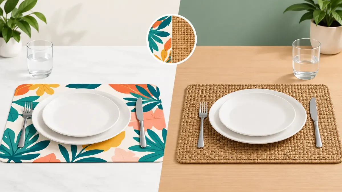 Sublimation Versus Woven Placemats: Which Fits?