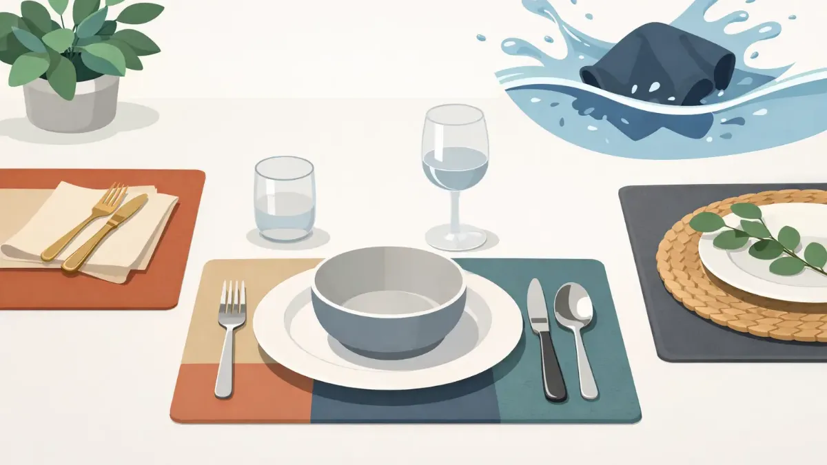 Washable Dining Placemats That Look Considered